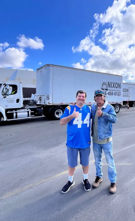 Nixon Trucking School graduate